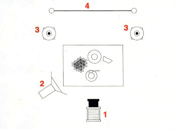 Схема освещения натюрморта.