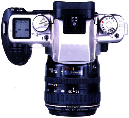 Элементы управления 35-мм зеркального фотоаппарата Canon EOS 50. Элементы управления 35-мм зеркальной фотокамеры Canon EOS 50.