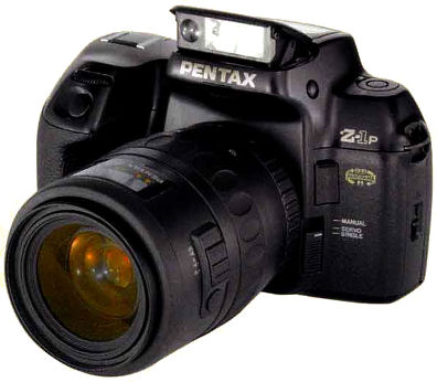 Pentax Z-1p — профессиональная пленочная 35-мм автофокусная SLR-фотокамера со встроенными мотором и вспышкой.