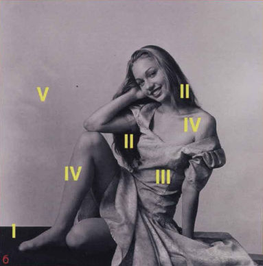 Фото 3б. Черно-белый отпечаток с намеченной при съемке тонопередачей.