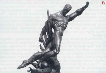 Фото 4в. Памятник футболистам киевского «Динамо». Зона III распределения яркостей, диафрагма f/8, выдержка 1/250 с.