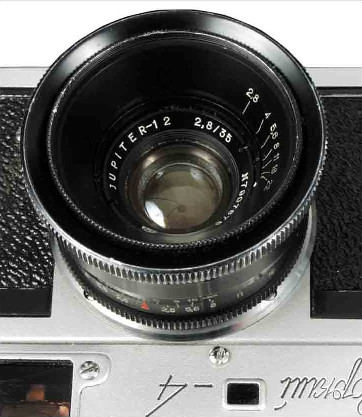 Сменный широкоугольный объектив Юпитер-12 35 мм f/2,8
