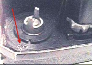 Разборка фотоаппарат Киев-4, отсек приемной катушки