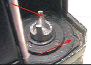 Разборка фотоаппарат Киев-4, кассетный отсек